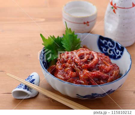 韓国料理　イカのチャンジャ(イカチャンジャ) 115810212