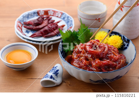 韓国料理　イカのチャンジャ(イカチャンジャ) 115810221