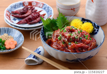韓国料理　イカのチャンジャ(イカチャンジャ) 115810227