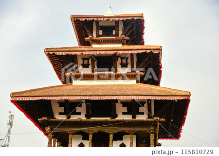 ネパールの首都カトマンズにあるダルバール広場の美しい風景 ネパールの首都カトマンズにあるダルバール広場の美しい風景 115810729