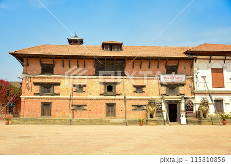 ネパールのバクタプルにあるダルバール広場の美しい風景 ネパールのバクタプルにあるダルバール広場の美しい風景 115810856