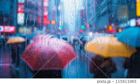 大雨の風景 115811065