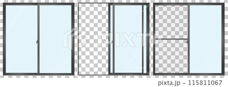 黑色推拉窗B窗扇組 115811067