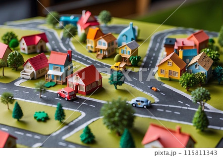 小さな家　模型風 115811343