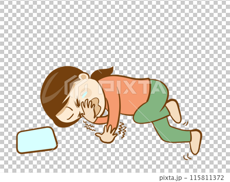 智慧型手機掉到臉上並受傷 智慧型手機掉到臉上並受傷 115811372