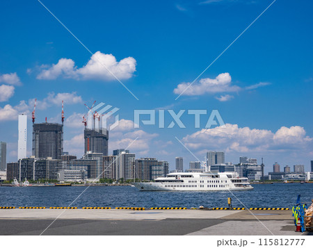 東京港を航行するクルーズ船 東京港を航行するクルーズ船 115812777