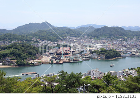 尾道散策 千光寺頂上展望台からの眺望(広島県 尾道市) 尾道散策 千光寺頂上展望台からの眺望(広島県 尾道市) 115813133