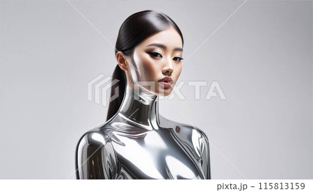 女性 人物 アンドロイド 人造人間 人工生命体 AI ロボット イメージ