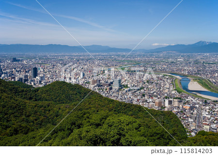 《ぎふ金華山ロープウェー》展望台から望む岐阜市街 《ぎふ金華山ロープウェー》展望台から望む岐阜市街 115814203