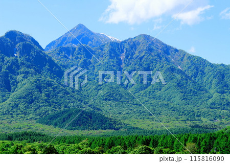 6月の戸隠山 春の戸隠山 6月の戸隠山 春の戸隠山 115816090