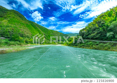 高知県　浅尾沈下橋 115816900