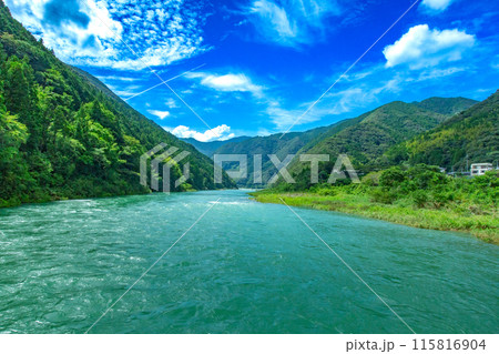 高知県 浅尾沈下橋 高知県 浅尾沈下橋 115816904
