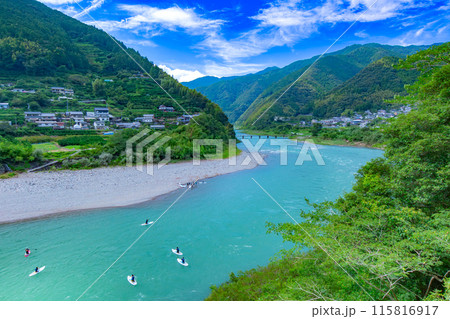高知県　浅尾沈下橋 115816917