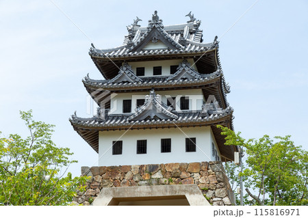 淡路島・洲本城跡の本丸 淡路島・洲本城跡の本丸 115816971