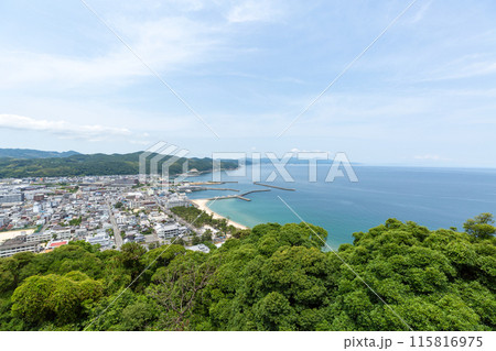 淡路島・洲本市街全景 淡路島・洲本市街全景 115816975
