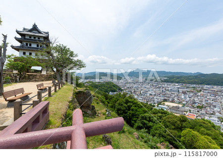 淡路島・洲本城跡と洲本市街 115817000