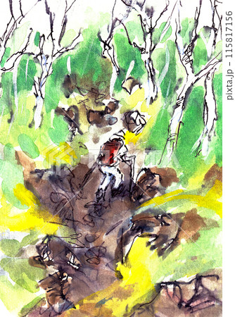 秋の蓼科山を行く【紅葉登山】 115817156