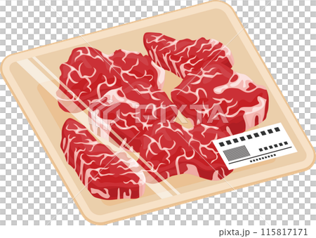 Illustration of skirt steak 115817171