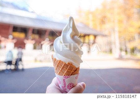 濃厚ミルクソフトクリーム(上高地食堂売店) 濃厚ミルクソフトクリーム(上高地食堂売店) 115818147