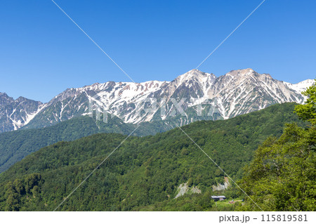 夏の長野県から見る雄大な北大雪の山並み 夏の長野県から見る雄大な北大雪の山並み 115819581