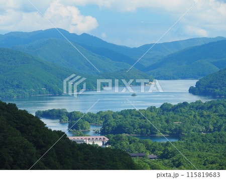 夏の裏磐梯・桧原湖 夏の裏磐梯・桧原湖 115819683
