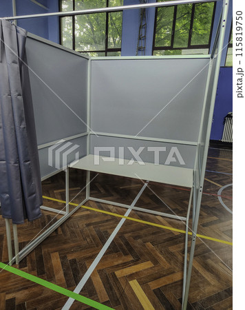 Voting booths for elections for people with reduced mobility 115819750