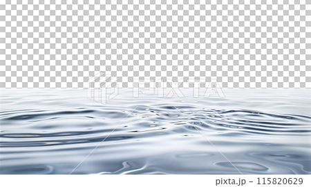 Ripples on a quiet water surface 115820629