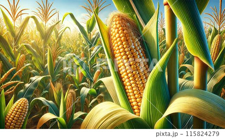 とうもろこし畑 とうもろこし畑 115824279