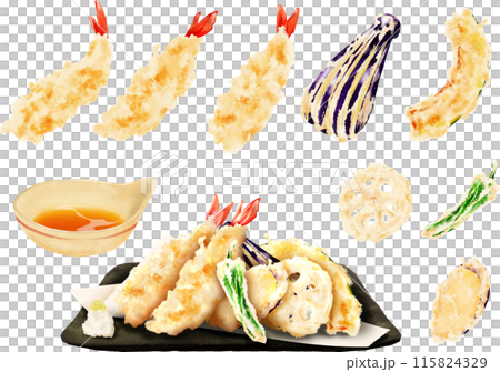 什錦天婦羅單品套餐日本料理 115824329