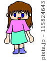 女の子の立ち絵 115824643