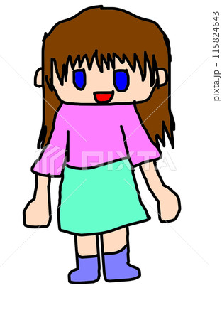 女の子の立ち絵 115824643