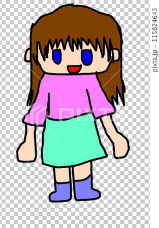 女の子の立ち絵 115824643