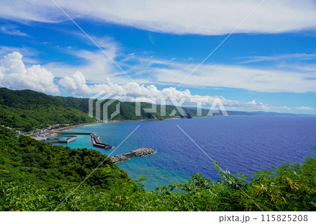展望台から望む夏の海 展望台から望む夏の海 115825208