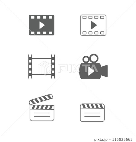 映画アイコンセット2 115825663