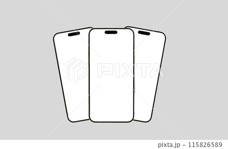 3d rendered Realistic phone mockup design 3d rendered Realistic phone mockup design 115826589