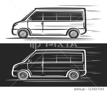 Vector logo for Minibus 115827161
