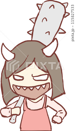 武器を持ち出す鬼嫁 武器を持ち出す鬼嫁 115827533