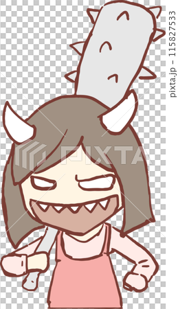 武器を持ち出す鬼嫁 武器を持ち出す鬼嫁 115827533