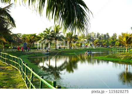 Scenic Lake view of Kolkata Eco Park Scenic Lake view of Kolkata Eco Park 115828275