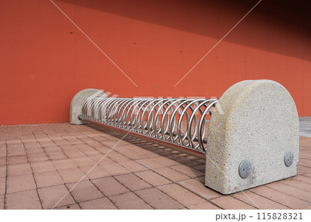 a bicycle rack 115828321