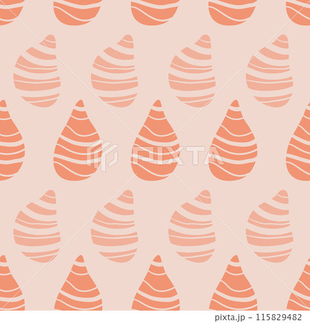 Abstract liquid shapes seamless pattern. Organic pink striped drops elements endless background. Geometric modern repeat cover. Vector hand drawn illustration. Abstract liquid shapes seamless pattern. Organic pink striped drops elements endless background. Geometric modern repeat cover. Vector hand drawn illustration. 115829482