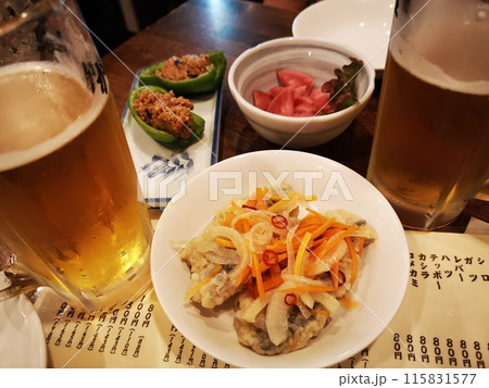 居酒屋のアジ南蛮漬け 居酒屋のアジ南蛮漬け 115831577