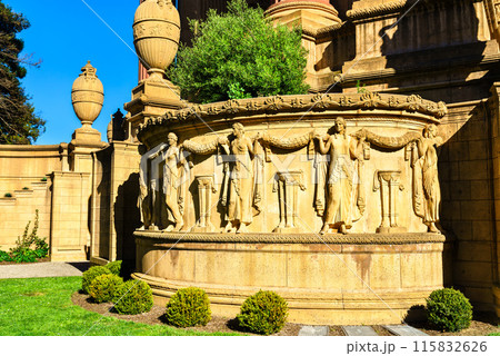 Palace of Fine Arts in San Francisco - California, United States Palace of Fine Arts in San Francisco - California, United States 115832626