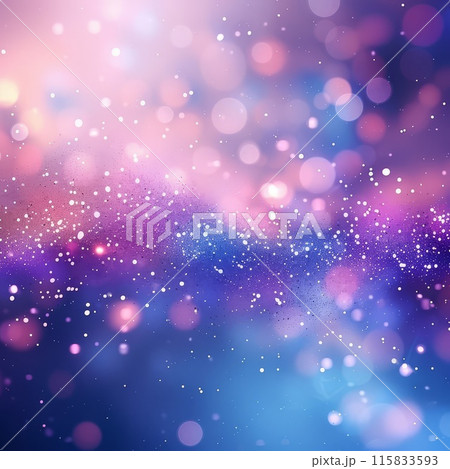 Colorful bokeh lights create abstract winter holiday ambiance 115833593
