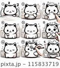寝起きの猫 115833719