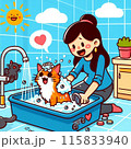 お風呂が苦手な猫 115833940