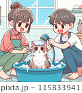 お風呂が苦手な猫 115833941