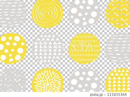 Scandinavian style circular pattern 115835364