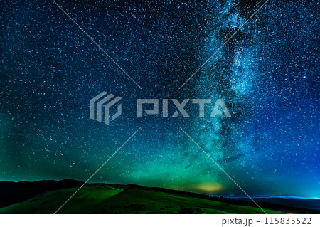 北海道 美幌峠の星景 北海道 美幌峠の星景 115835522