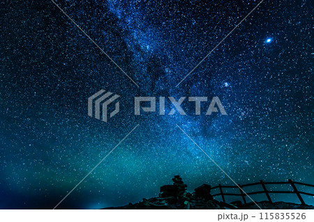 北海道 美幌峠の星景 北海道 美幌峠の星景 115835526